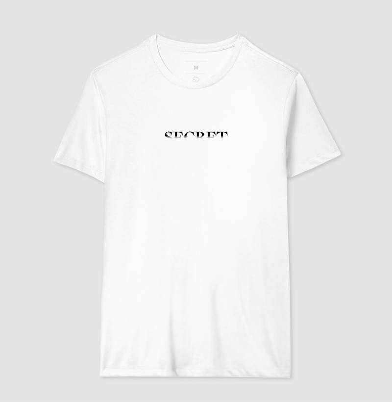 CAMISETA MINIMALISTA SECRET LOGO