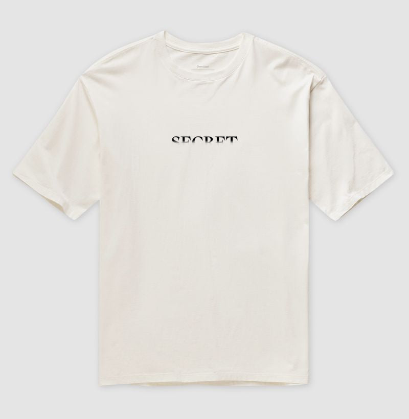 OVERSIZED MINIMALISTA Off White SECRET LOGO