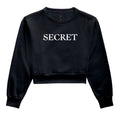 CROPPED SWEATSHIRT SECRET CLASSIC LOGO
